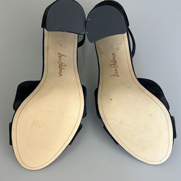 New Sam Edelman Yancy Block Heel Ankle Strap Sandal - Picture 5 of 11